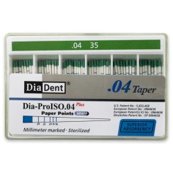 DiaDent Papírové Čepy MMPP 04Taper ISO35 100ks