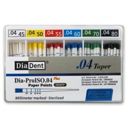 DiaDent Papírové Čepy MMPP 04Taper ISO45-80 100ks