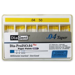 DiaDent Papírové Čepy MMPP 04Taper ISO50 100ks