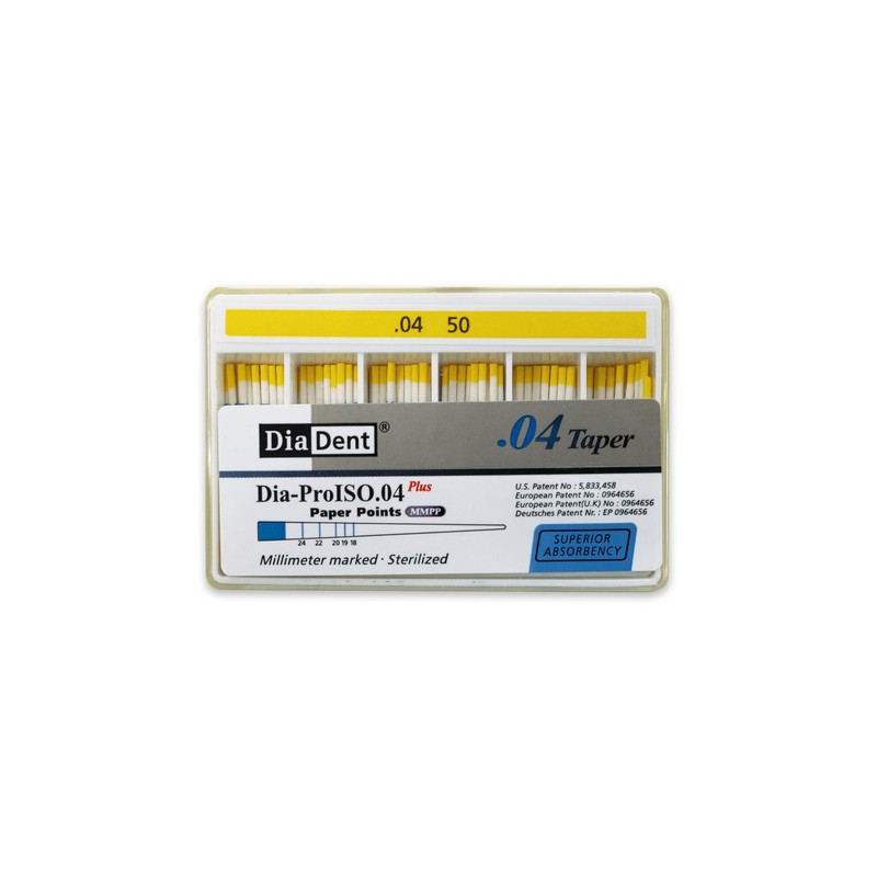 DiaDent Papírové Čepy MMPP 04Taper ISO50 100ks