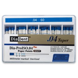 DiaDent Papírové Čepy MMPP  04Taper ISO60 100ks