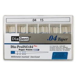 DiaDent Papírové Čepy MMPP 04Taper ISO15 100ks