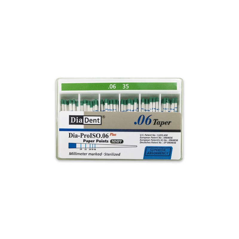 DiaDent Papírové Čepy MMPP 06Taper ISO35 100ks