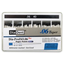 DiaDent Papírové Čepy MMPP 06Taper ISO40 100ks