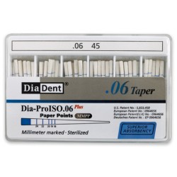 DiaDent Papírové Čepy MMPP 06Taper ISO45 100ks