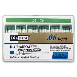 DiaDent Papírové Čepy MMPP 06Taper ISO70 100ks