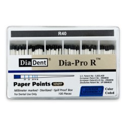 DiaDent Papírové Čepy Dia-Pro R Reciproc R40 100ks