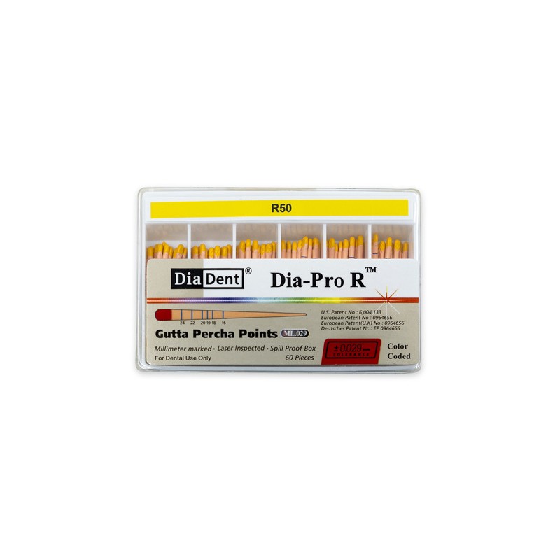 DiaDent Papírové Čepy Dia-Pro R Reciproc R50 100ks