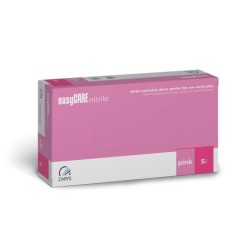 easyCARE Nitrile Rukavice Světle Růžová S 100ks