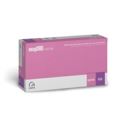 easyCARE Nitrile Rukavice Růžová XS 100ks