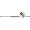 edenta Diamantové Pásky Perforované  PFDS3 30µm/3,75mm Červená 10ks