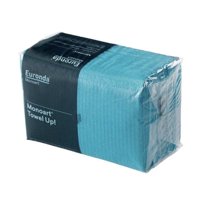 EURONDA Monoart® Roušky Towel-UP 33x45cm Lagunově Modrá 500ks