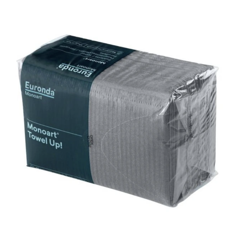 EURONDA Monoart® Roušky Towel-UP 33x45cm Platinově Šedá 500ks