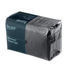 EURONDA Monoart® Roušky Towel-UP 33x45cm Černá 500ks