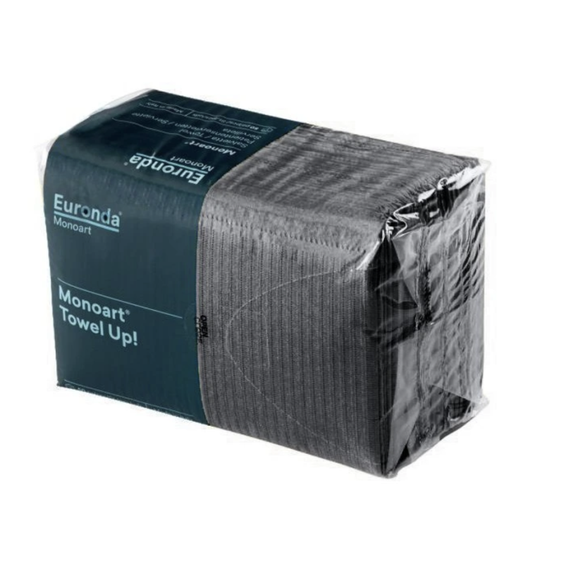 EURONDA Monoart® Roušky Towel-UP 33x45cm Černá 500ks