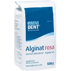 OMNIDENT Alginate Rosa s Barevnou Indikací Regular Set Mint 500g 1ks
