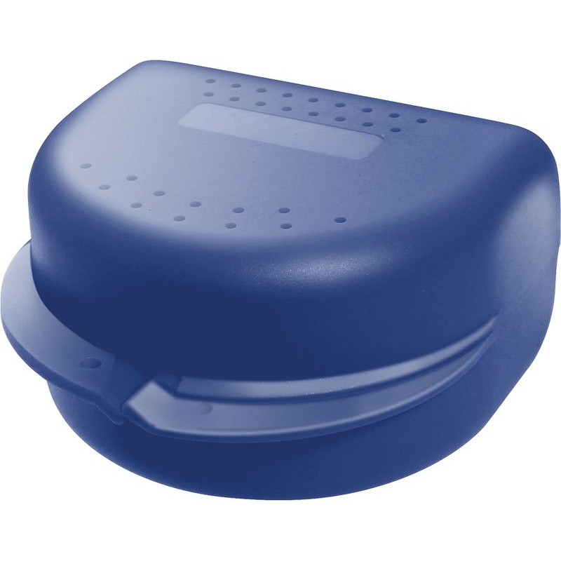 OMNIDENT Box Na Rovnátka Pro Dospělé 75 x 65 x 45mm Tmavě Modrá 1ks