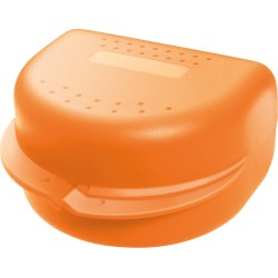 OMNIDENT Box Na Rovnátka Pro Dospělé 75 x 65 x 45mm Oranžová 1ks
