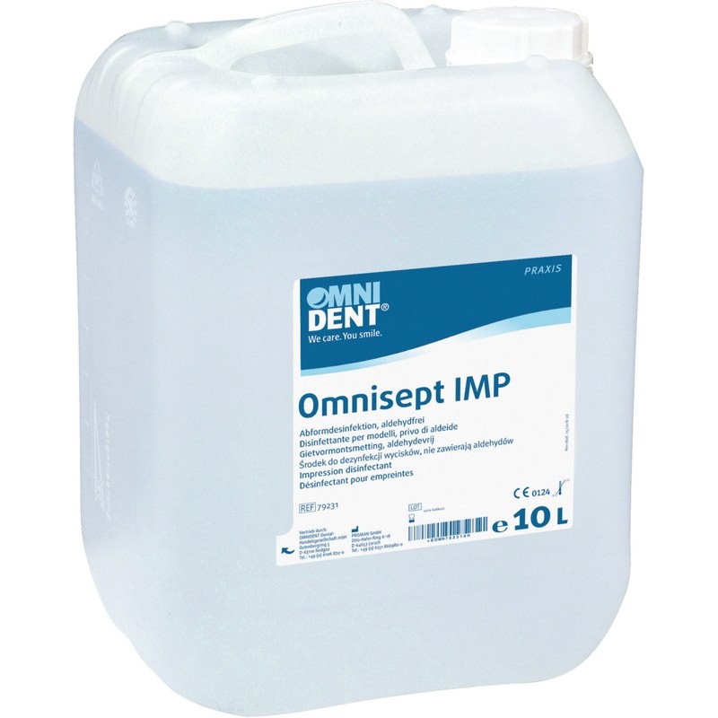 OMNIDENT Omnisept IMP Desinfekční Roztok Pro Otisky Kanystr 10L