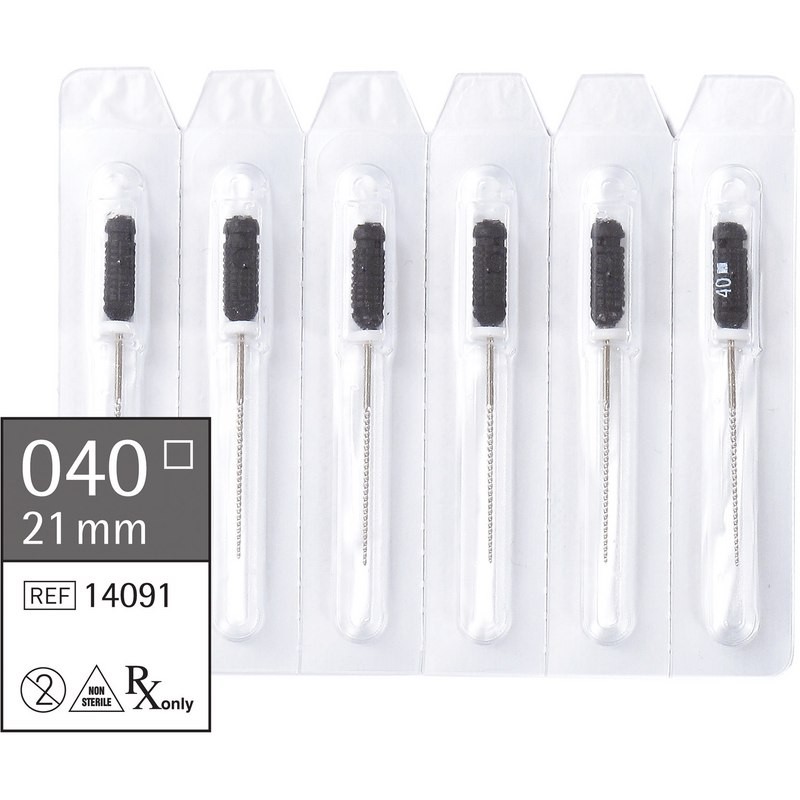 OMNIDENT K-Feilen 21mm ISO 040 balení 6ks