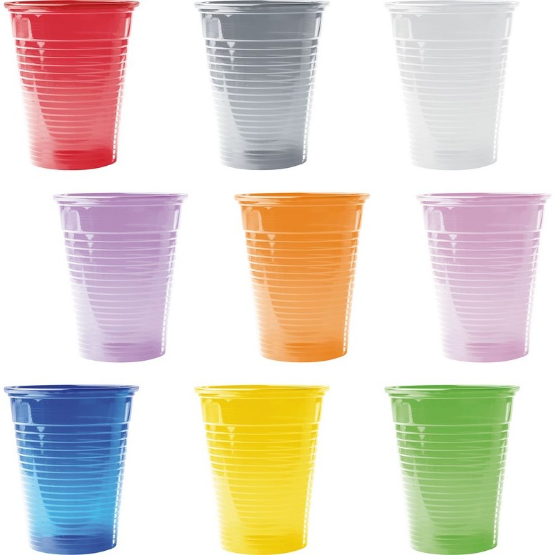 OMNIDENT Omnicups PP Kelímky 180ml Sortiment Barev 1500ks