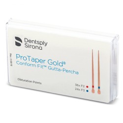 Dentsply Sirona ProTaper Gold Comfort FIt Gutta Percha F2-F3 60ks