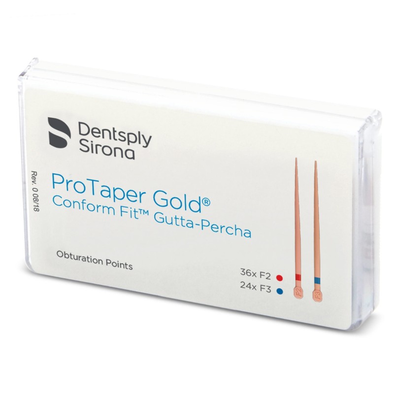 Dentsply Sirona ProTaper Gold Comfort FIt Gutta Percha F2-F3 60ks