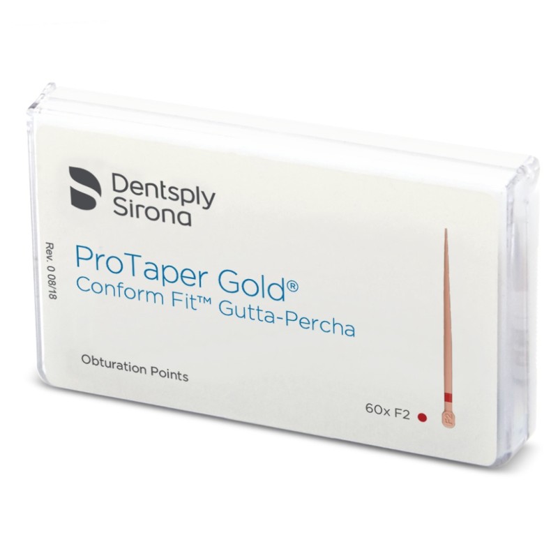Dentsply Sirona ProTaper Gold Comfort FIt Gutta Percha  F2 60ks