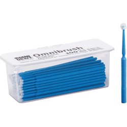 OMNIDENT Omnibrush Modrá 100ks