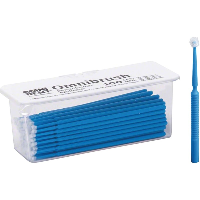 OMNIDENT Omnibrush Modrá 100ks