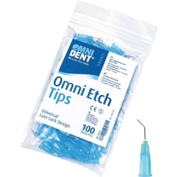 OMNIDENT OmniEtch Tips Modrý délka 13 mm vnější Ø 0,5 mm G25 100ks