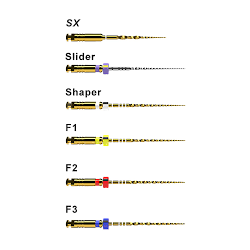 Dentsply Sirona ProTaper Ultimate Strojové Sortiment Slider-F3 25mm 5ks