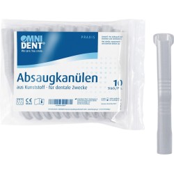 OMNIDENT Odsávací Kanyly Šedé 10ks