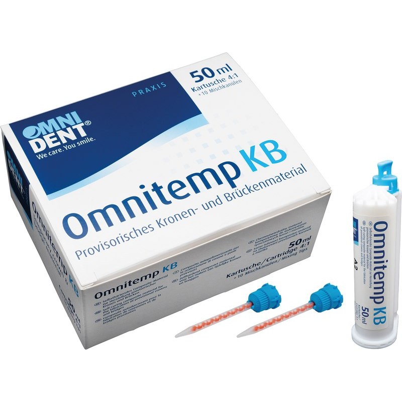OMNIDENT Omnitemp KB A2 (Automix 4:1 50ml +10x Kanyla) 1bal
