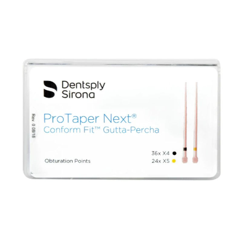 Dentsply Sirona ProTaper Next Gutaperčové Čepy Conform Fit  X4/X5 60ks