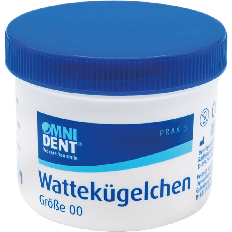 OMNIDENT Vatové Kuličky S00 Ø4mm 4g 1bal