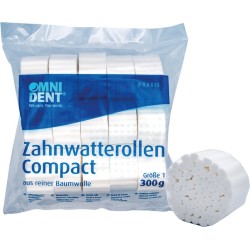 OMNIDENT Vatové Válečky Compact S1 Ø8mm 300g