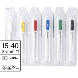 smartdent Smart K-Feilen 25mm ISO 015-040 6ks