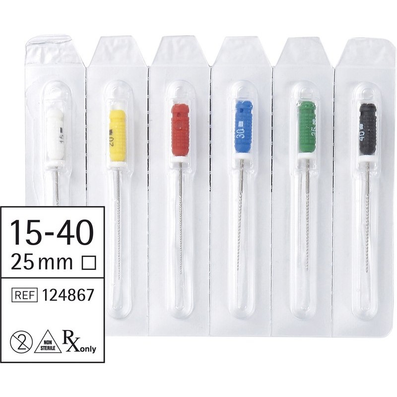 smartdent Smart K-Feilen 25mm ISO 015-040 6ks