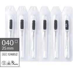 smartdent Smart K-Feilen 25mm ISO 040 6ks