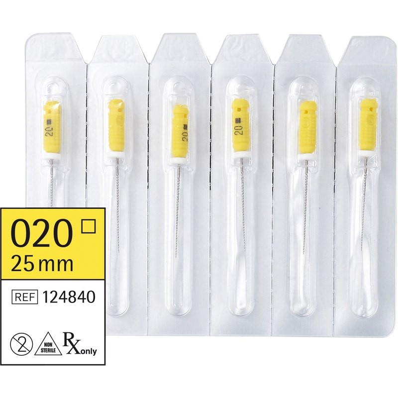 smartdent Smart K-Feilen 25mm ISO 020 6ks