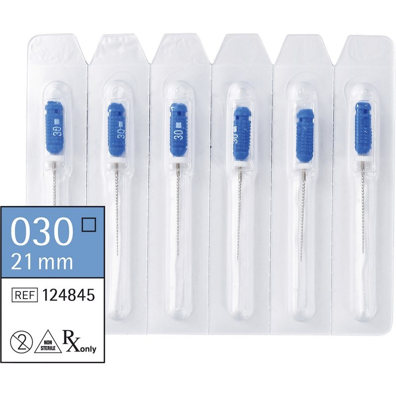 smartdent Smart K-Feilen 21mm ISO 030 6ks