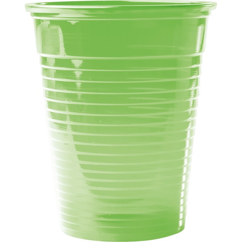 smartdent Kelímky Plastové 180ml Limetkově Zelená 3000ks