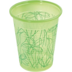 smartdent Kelímky Plastové 180ml Květinově Zelená 50ks