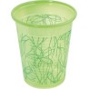 smartdent Kelímky Plastové 180ml Květinově Zelená 50ks