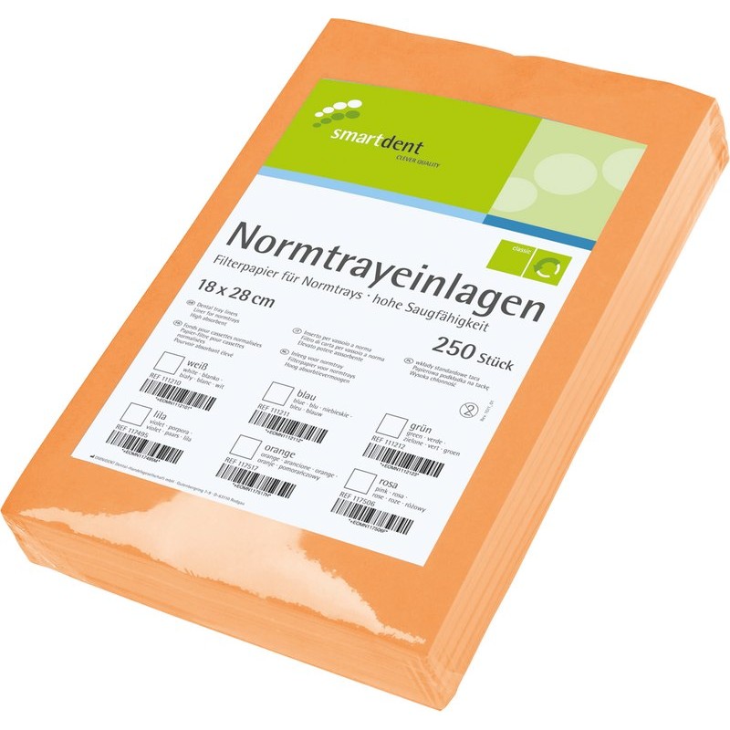 smartdent Filtrační Papír 18x28cm Oranžová 250ks