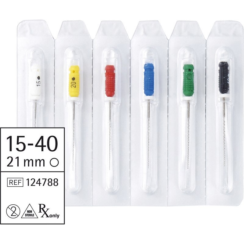 smartdent Hedstroemfeilen 21mm ISO 015-040 6ks