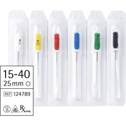 smartdent Hedstroemfeilen 25mm ISO 015-040 6ks