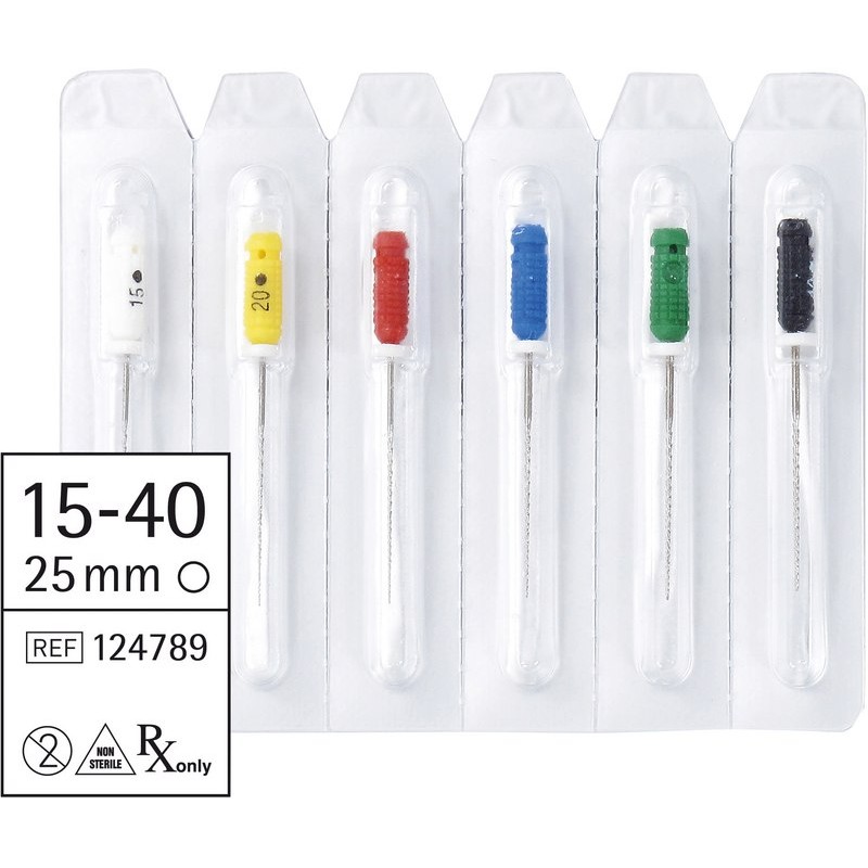 smartdent Hedstroemfeilen 25mm ISO 015-040 6ks