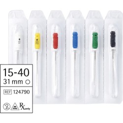 smartdent Hedstroemfeilen 31mm ISO 015-040 6ks